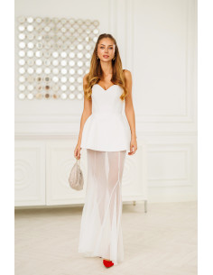 Rochie dama peplum cu fusta