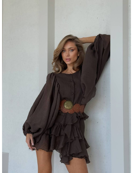 Rochie romantica din material ușor