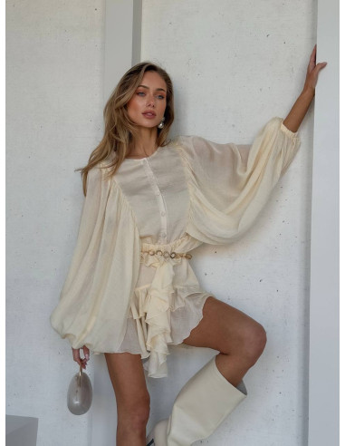 Rochie romantica din material ușor