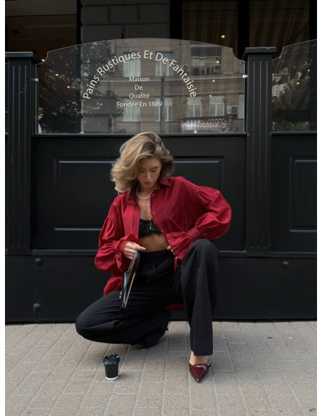 Camasa oversized din tencel