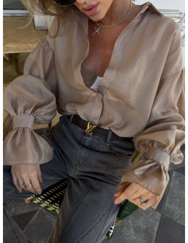 Camasa oversized din tencel