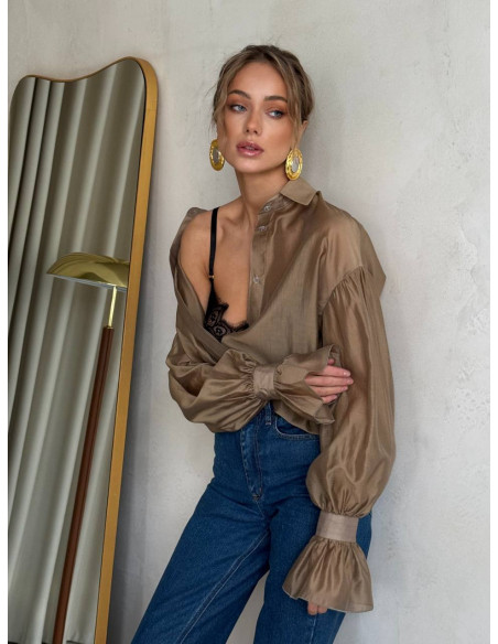 Camasa oversized din tencel