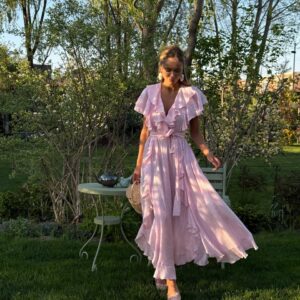Rochie „Estelle” roz