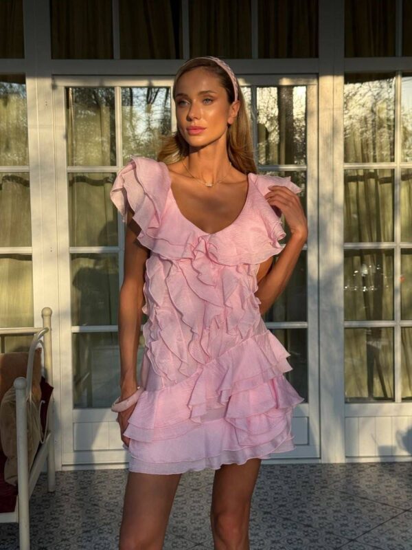 Rochie vaporoasă din tencel premium