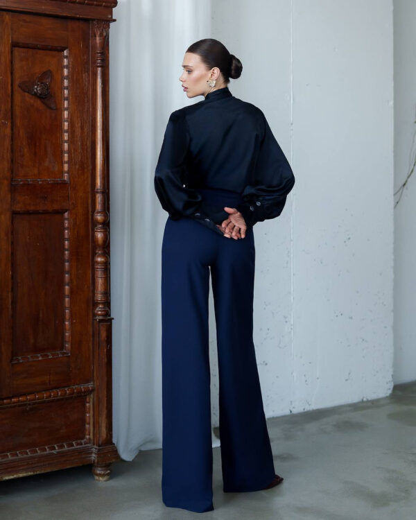 Pantaloni cu top plisat