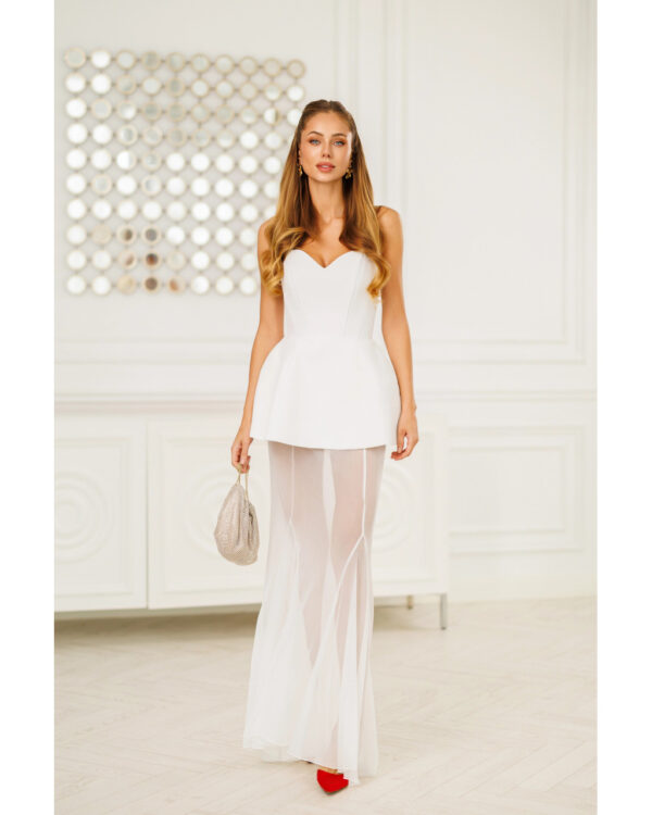 Rochie dama peplum cu fusta
